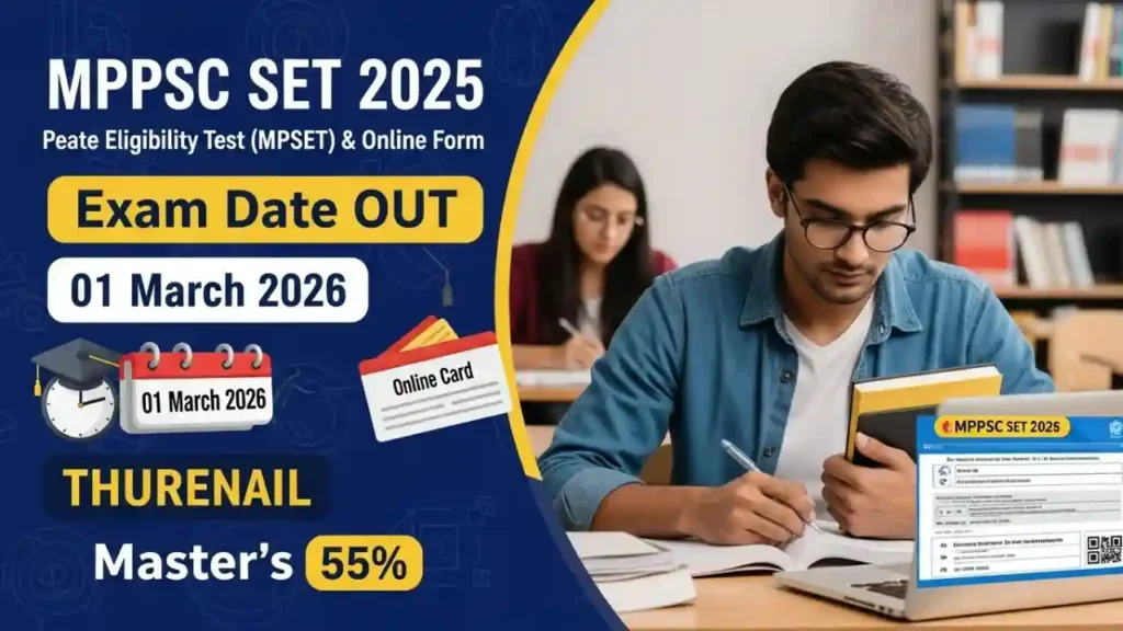 MPSET 2026 Exam Date Released