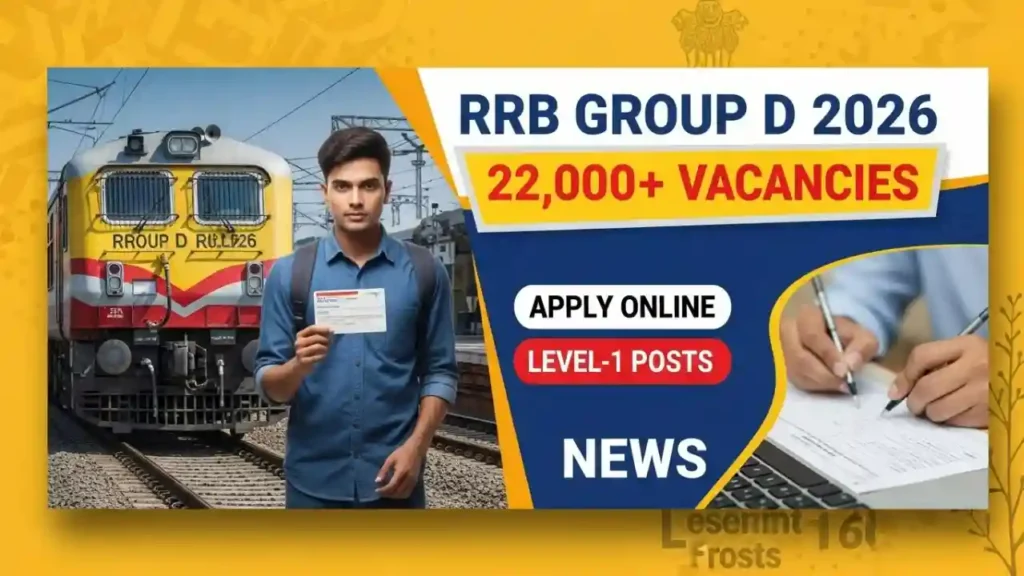 RRB Group D 2026 New Vacancy