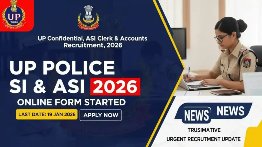 UP Police SI & ASI Recruitment