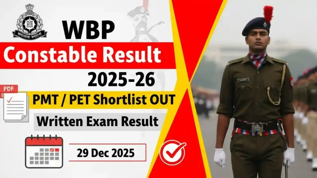 WBP Constable Result 2025–26 OUT
