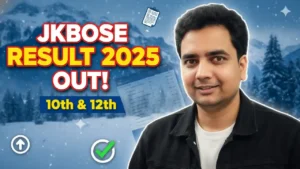 JKBOSE Class 12th Result Gazette (PDF) 2025