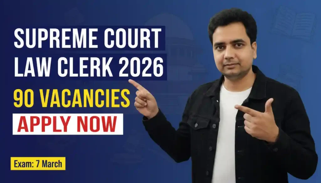 Supreme Court Law Clerk Vacancy 2026