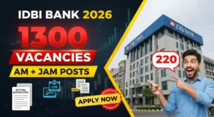 IDBI Bank AM & Junior Assistant Manager 2026 Recruitment Started 📢Admit Card 2026