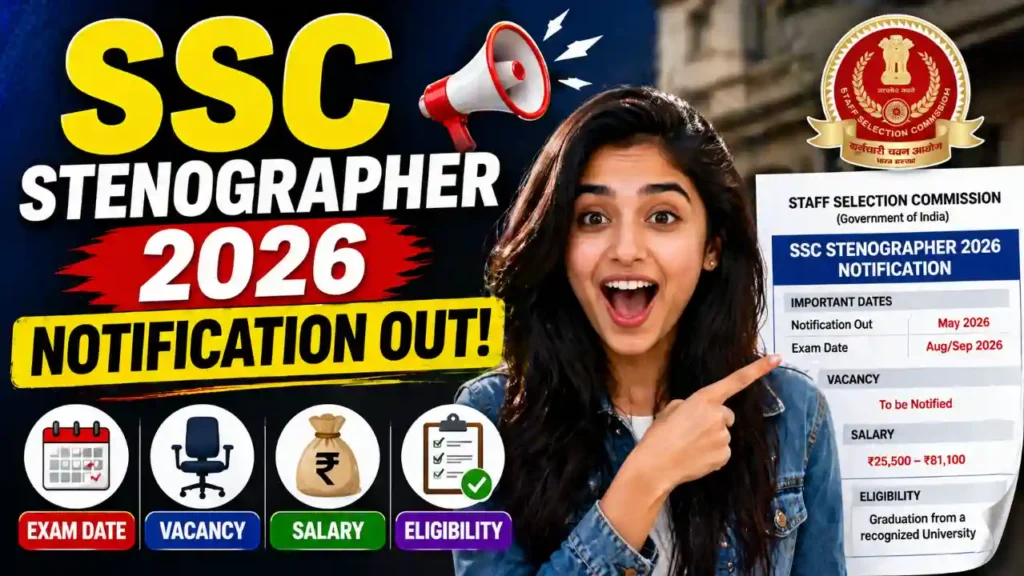 SSC Stenographer 2026 