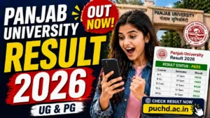 Panjab University Result 2026 Out – Check PU UG & PG Semester Results at puchd.ac.in