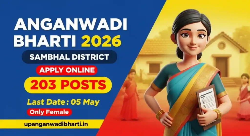 Sambhal Anganwadi Worker Bharti 2026