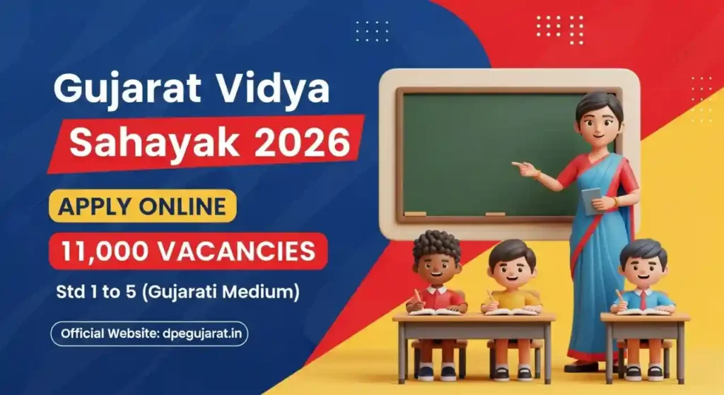 Gujarat Vidhyasahayak Bharti 2026