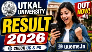 Utkal University Result 2026 – Check UG PG Semester Results at utkaluniversity.ac.in & uuems.in