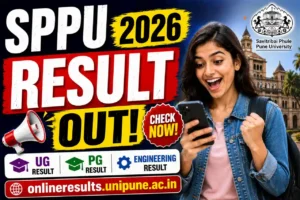 SPPU Result 2026 OUT –  Check Pune University UG, PG & BLIS Winter 2025 Result @ onlineresults.unipune.ac.in