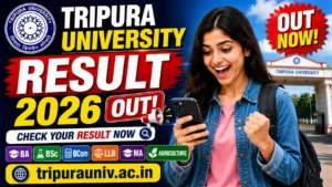 Tripura University Result 2026 Out – Check BA, BSc, B.Pharma 1st, 3rd, 5th, 7th Semester at tripurauniv.ac.in