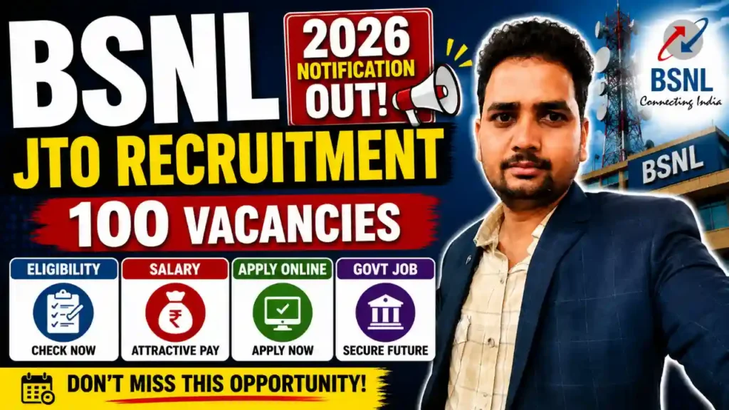 BSNL JTO Recruitment 2026