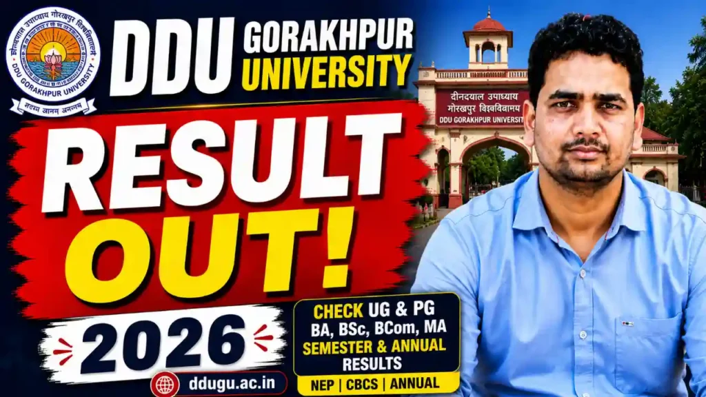 DDU Gorakhpur University Result 2026