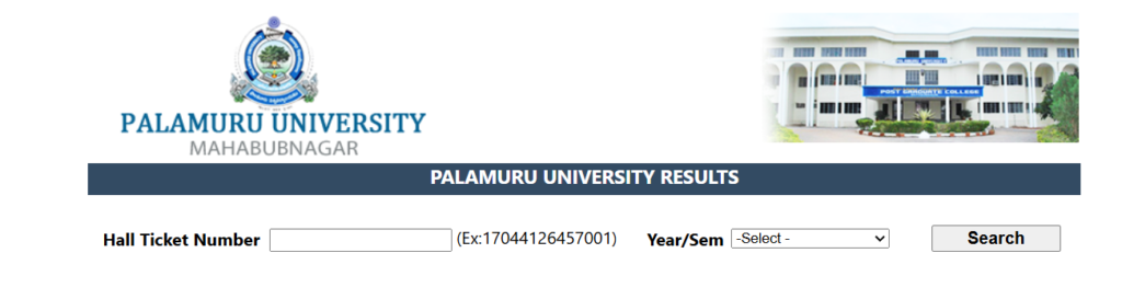 How to Check Palamuru University Result 2026