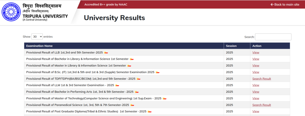How to Check Tripura University Result 2026 Online