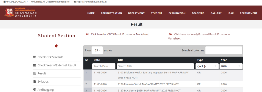 How to Check MKBU Result 2026