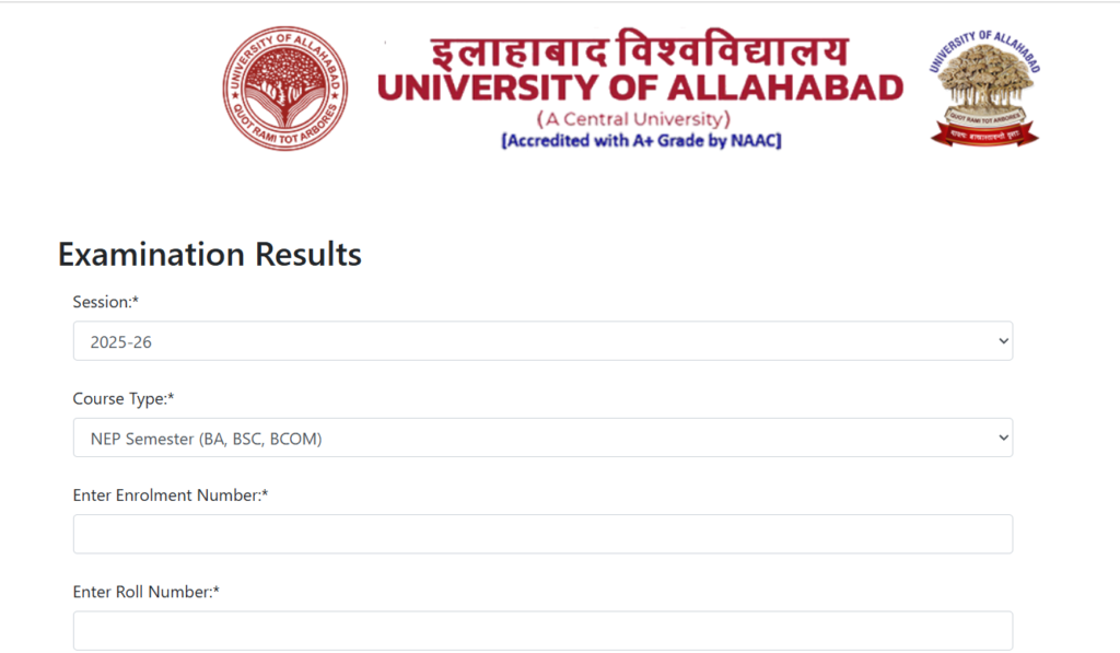 How to Check Allahabad University Result 2026 Online