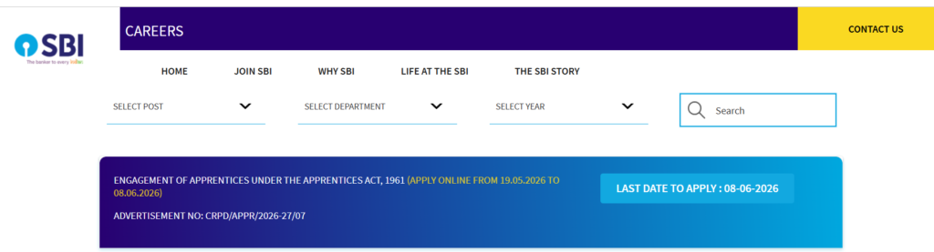 SBI Apprentice 2026 state wise vacancy