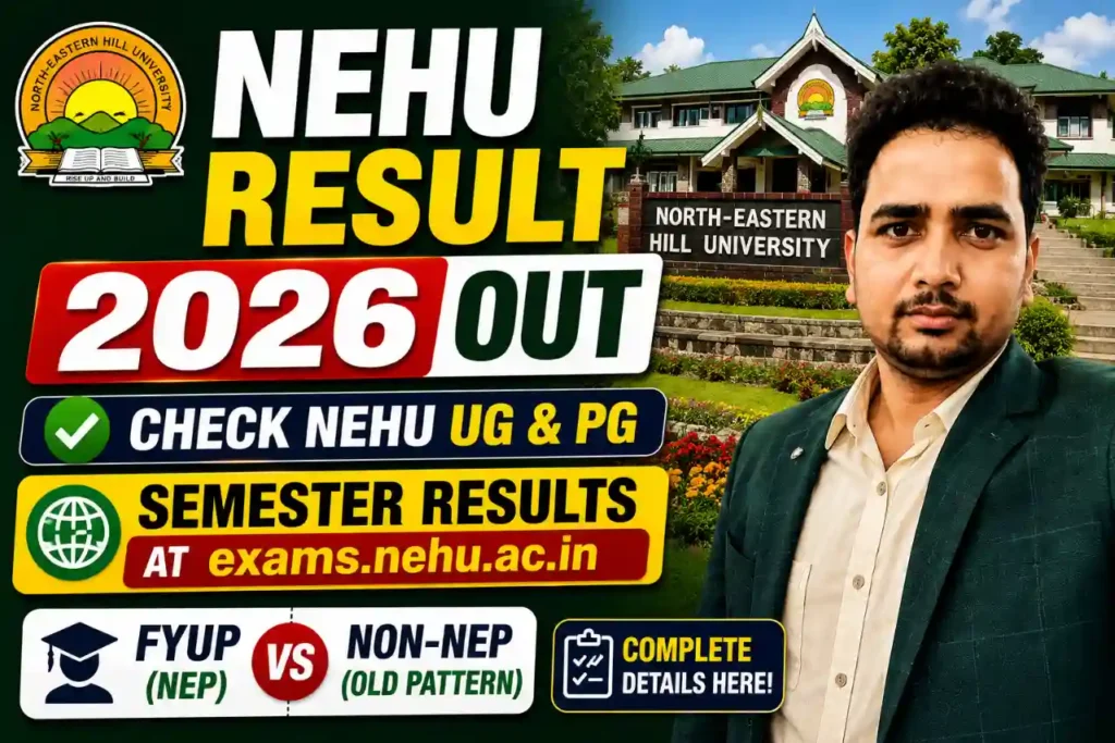 NEHU Result 2026 out