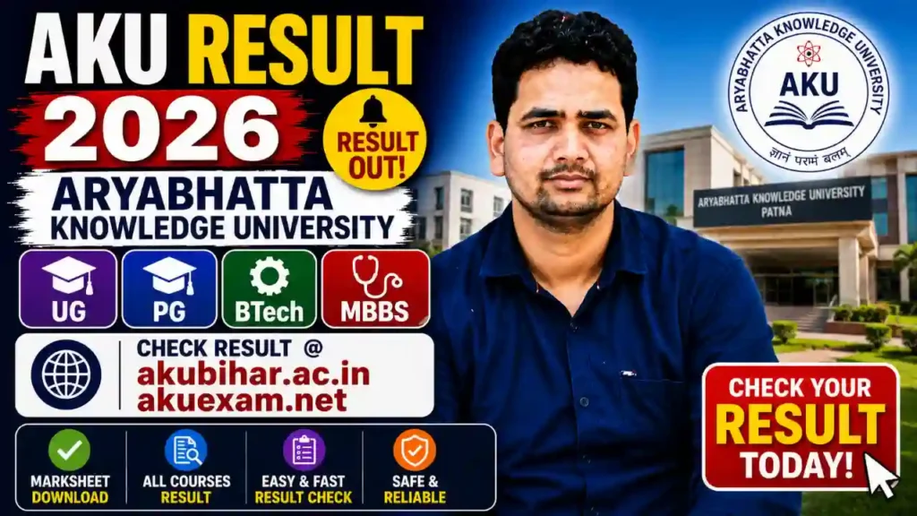 How to check AKU Result 2026 at results.akuexam.net