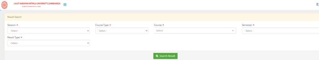 LNMU PG Result 2026 Direct Link