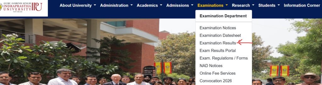 IPU Semester Result 2026 – Regular Students