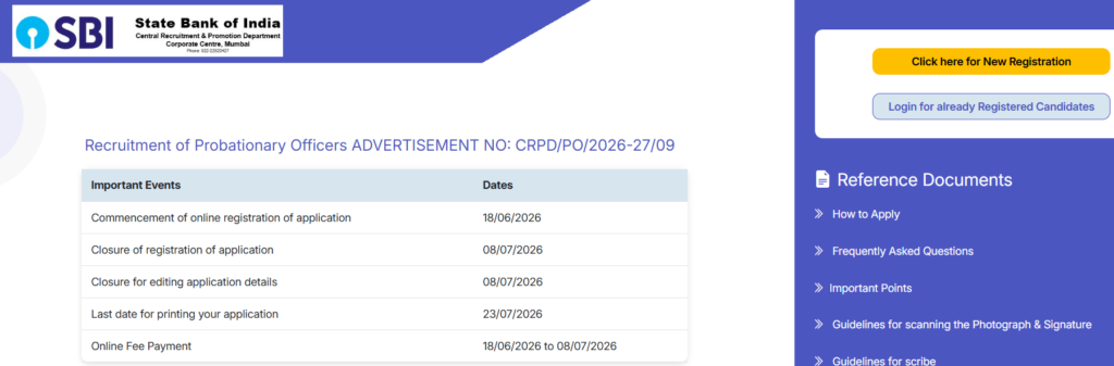 SBI PO 2026 Exam Pattern – Prelims and Mains Marks Distribution
