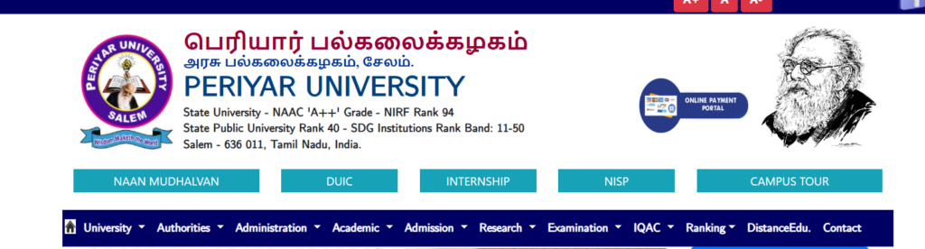 How to Check Periyar University Result 2026