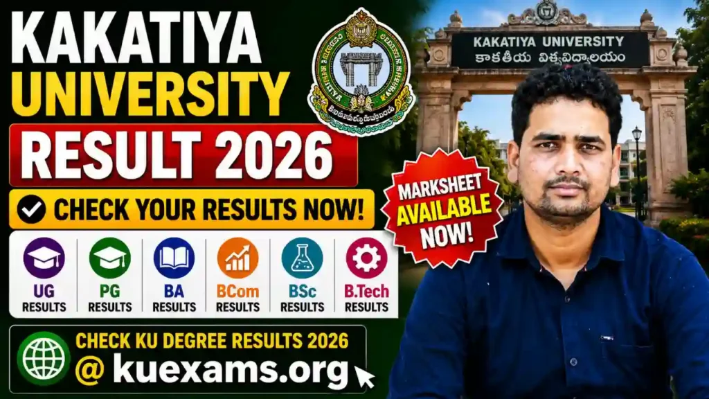 Kakatiya University Result 2026