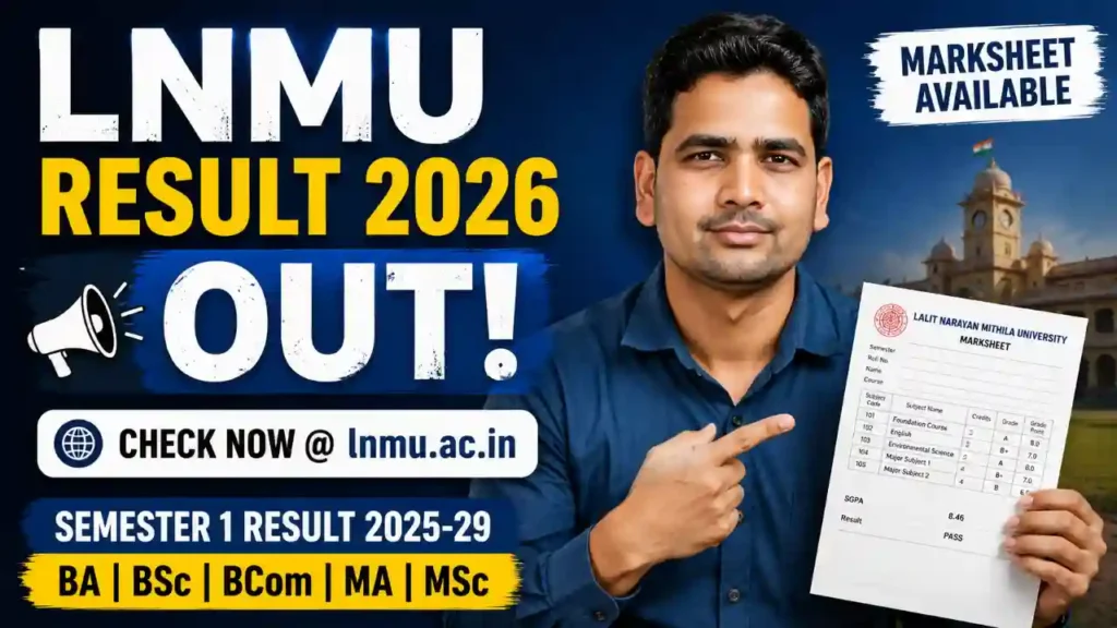 LNMU Result 2026 OUT