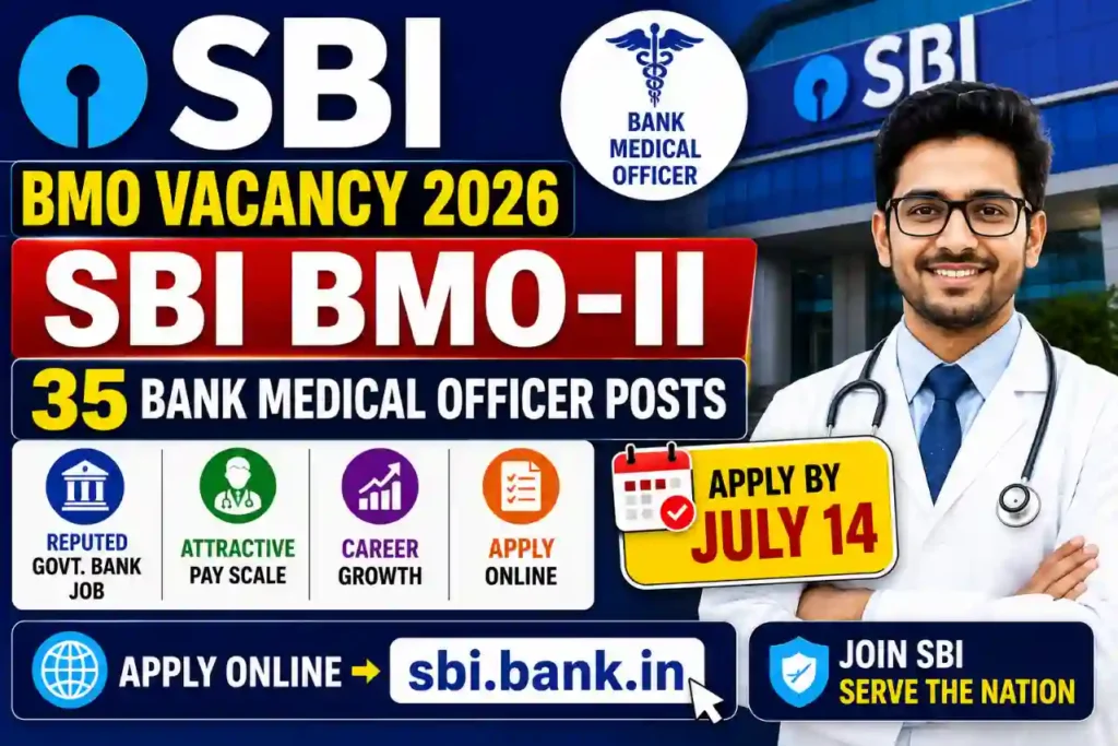 SBI Bank Medical Officer Vacancy 2026