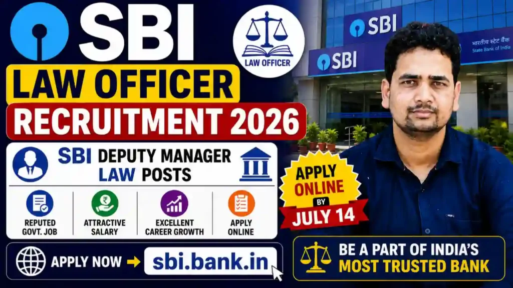SBI Law Officer Recruitment 2026